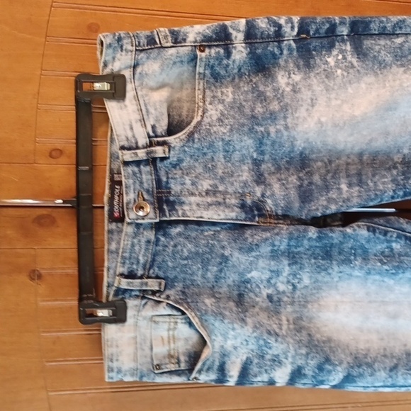 MEN'S SOUTHPOLE ACID WASH SKINNY JEANS - Picture 2 of 6